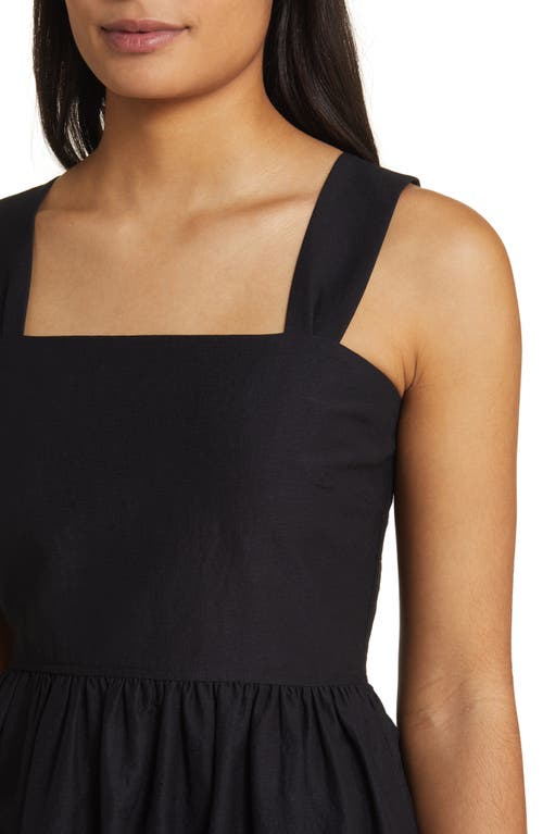 Shop Caslonr Caslon(r) Woven Midi Sundress In Black