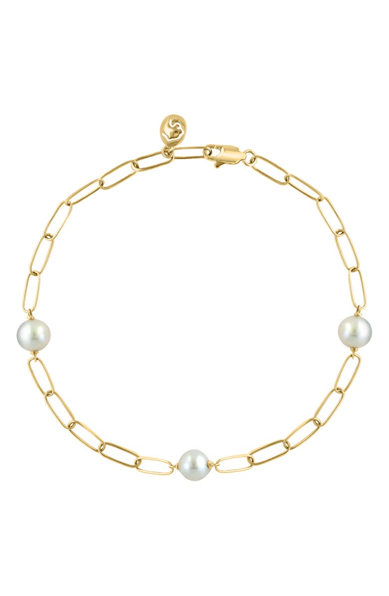 Effy 14k Yellow Gold Freshwater Pearl Chain Bracelet Nordstromrack 5940