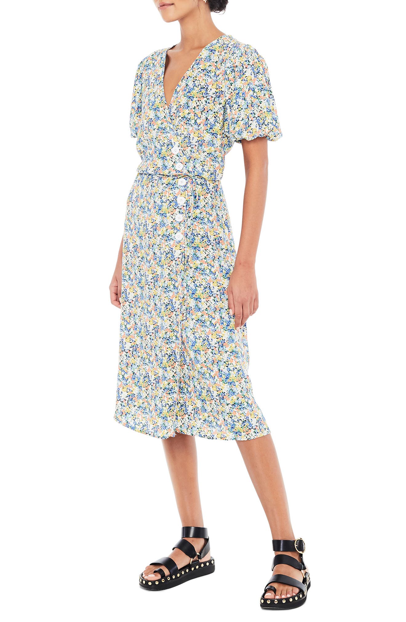 faithfull the brand marta midi dress