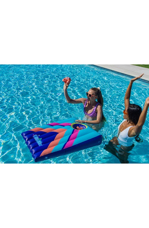 Shop Poolcandy Inflatable Cornhole Game In Blue/coral