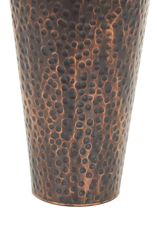 Sonoma Sage Home Set Of 3 Assorted Metal Vases In Copper
