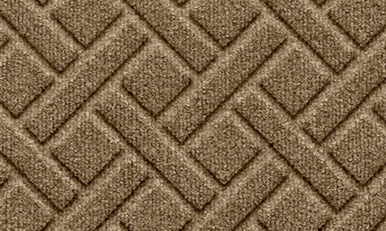 Bungalow Flooring Waterhog Lattice Floor Mat In Camel