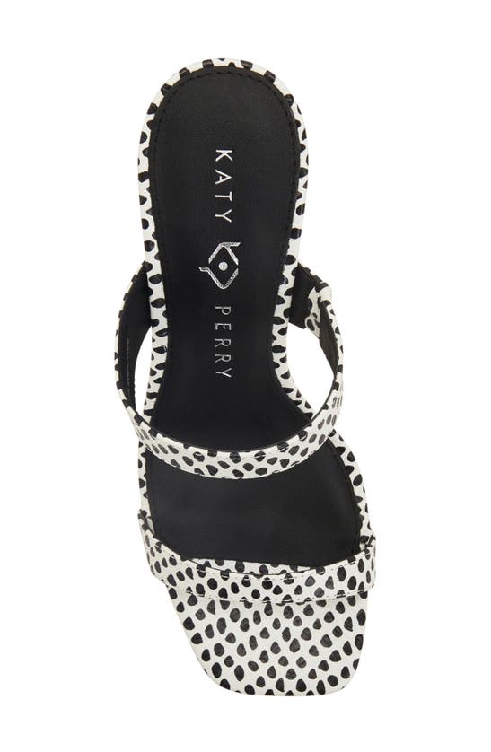Shop Katy Perry The Hollow Heel Sandal In Black White Multi