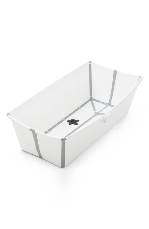 Stokke Flexi Bath X-Large Bathtub in White Grey at Nordstrom
