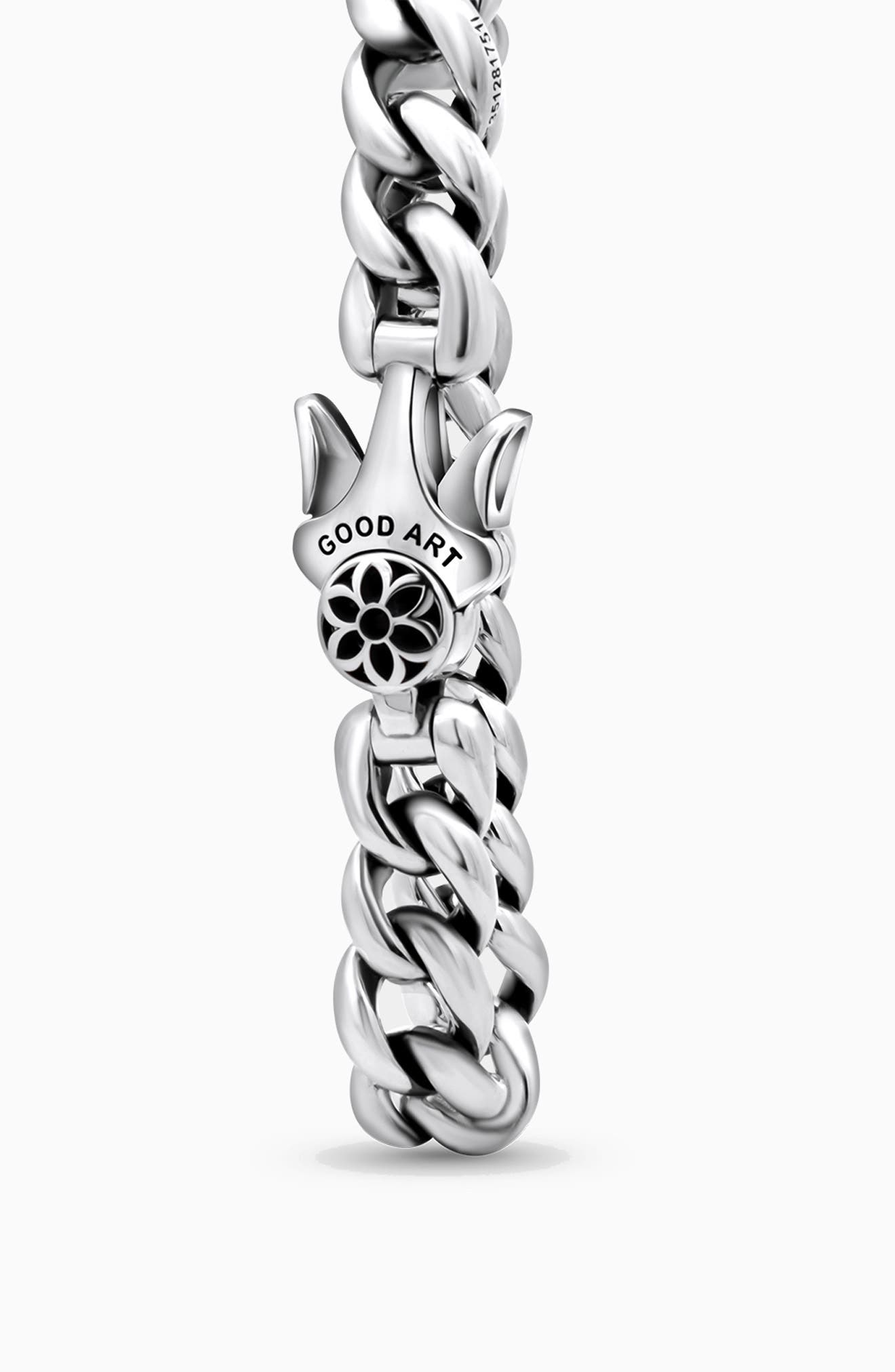 Good Art Hlywd Men's Model 10 AA Bracelet in Sterling Silver | Smart Closet