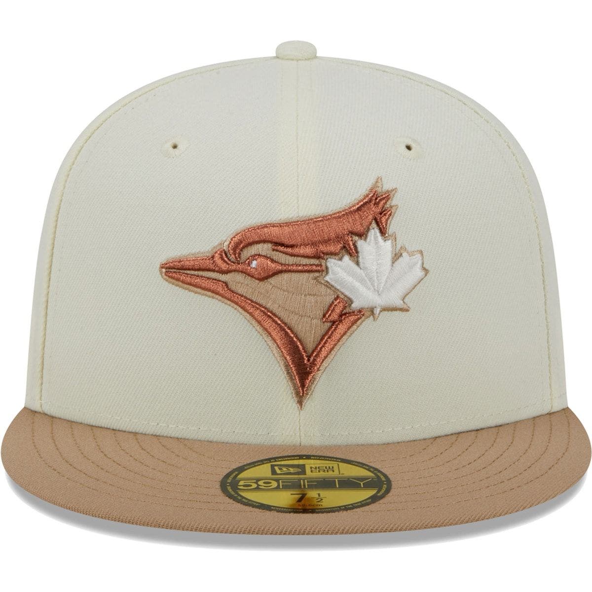 New Era Men's New Era Cream Toronto Blue Jays Chrome Camel Rust