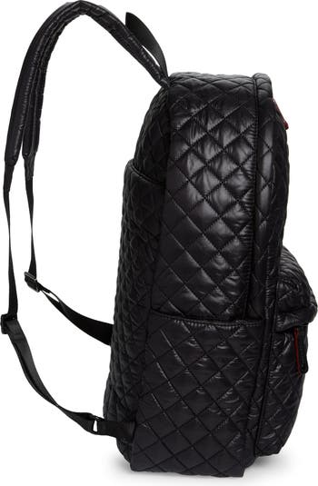 Metrocity, Bags, Metrocity Nylon Leather Trim Backpack