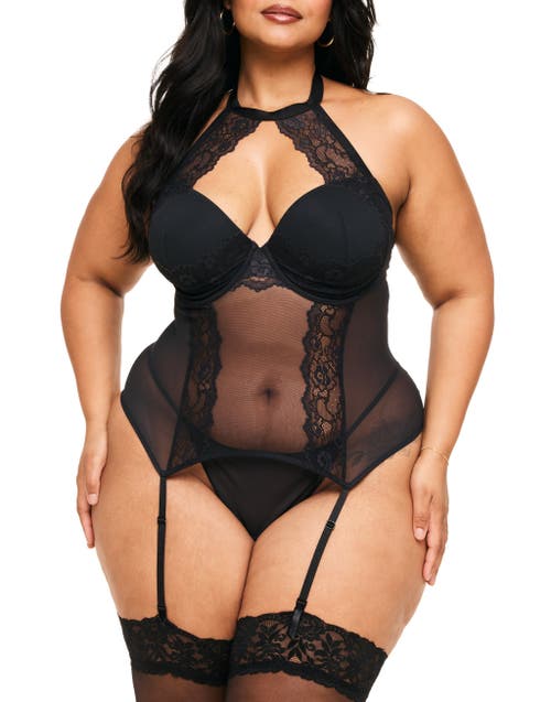 Shop Adore Me Shelly Contour Plunge Bustier In Black