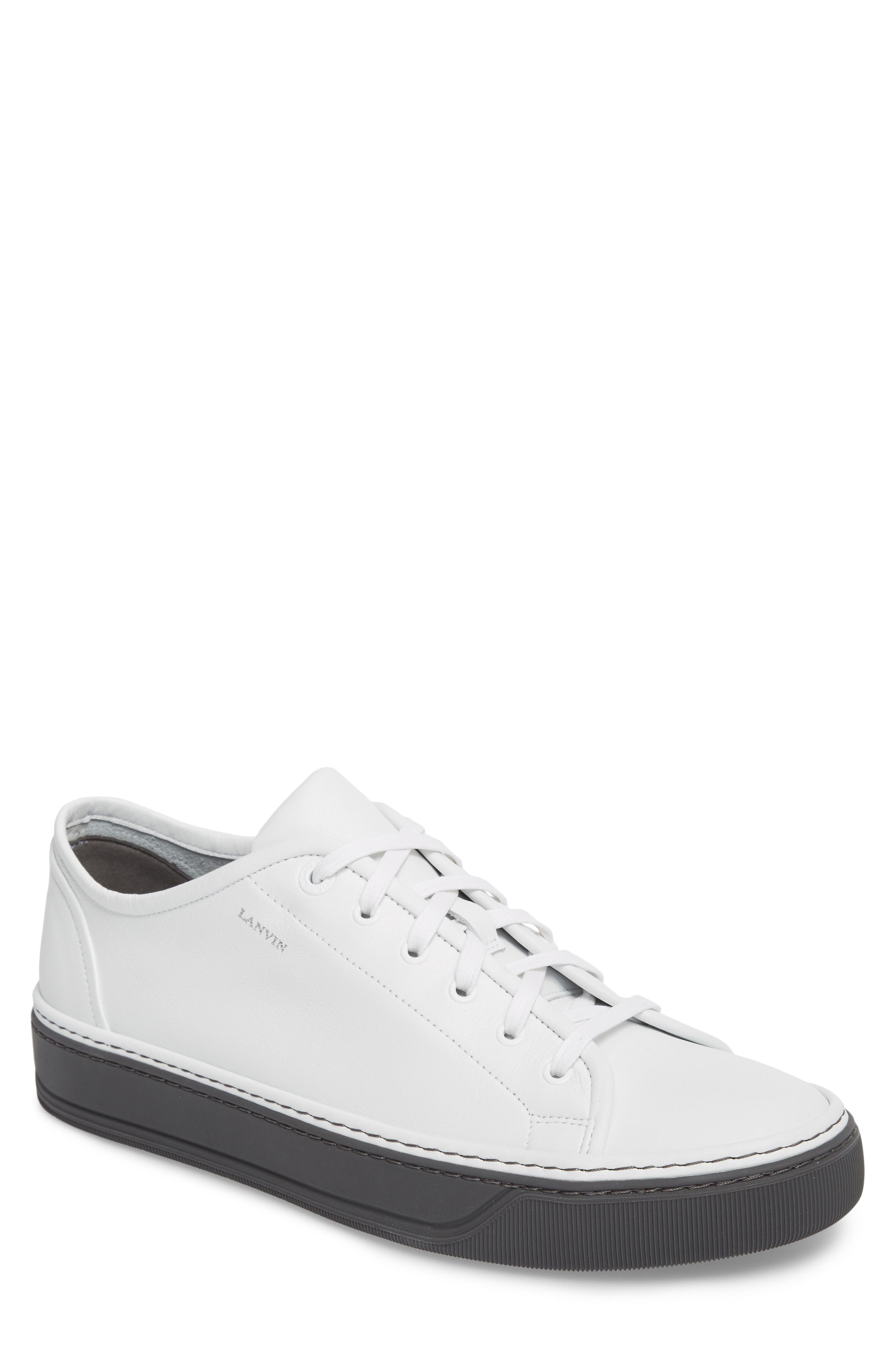 Lanvin Mini Logo Clean Sneaker (Men 