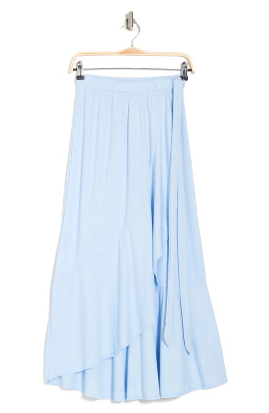 GO COUTURE GO COUTURE FAUX WRAP MIDI SKIRT