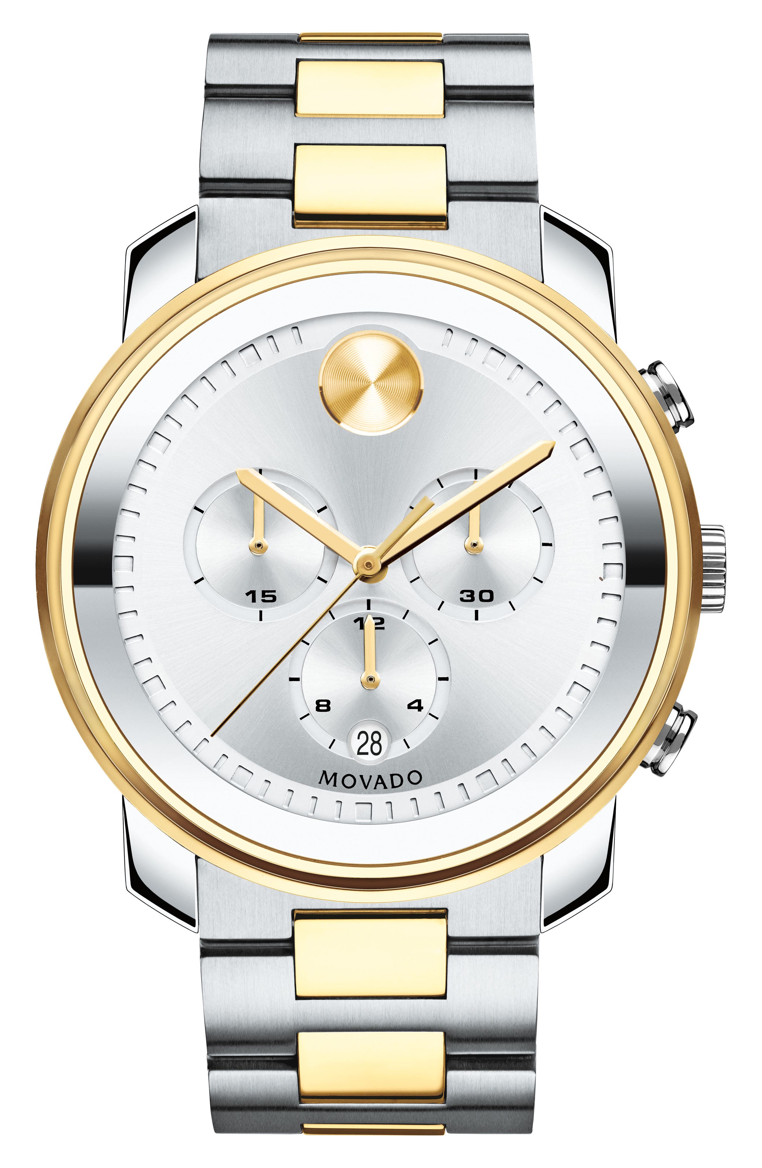 Movado Bold Two Tone Chronograph Watch, 44mm | Nordstrom