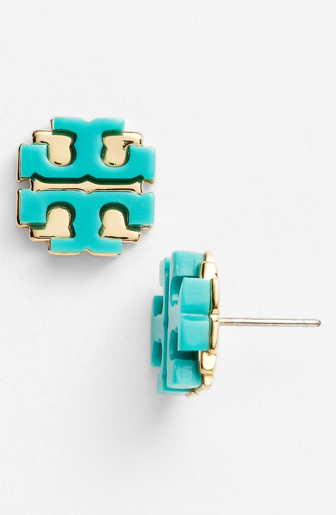 Tory Burch Large Logo Stud Earrings Nordstrom