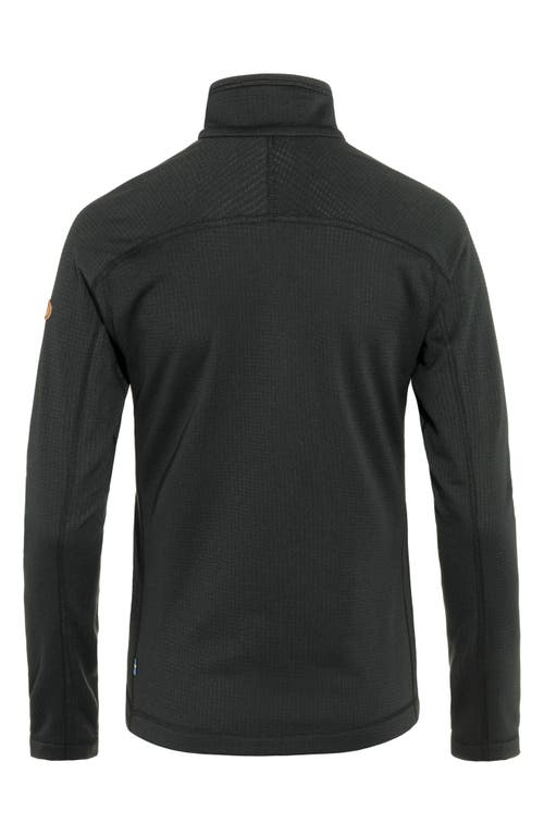 Fjall Raven Fjällräven Abisko Lite Fleece Half Zip In Black
