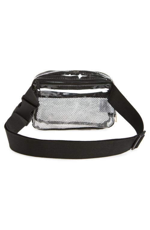 Shop Bp. Clear Stadium Belt Bag In Black