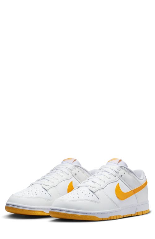 Nike Dunk Low Retro Basketball Shoe In White