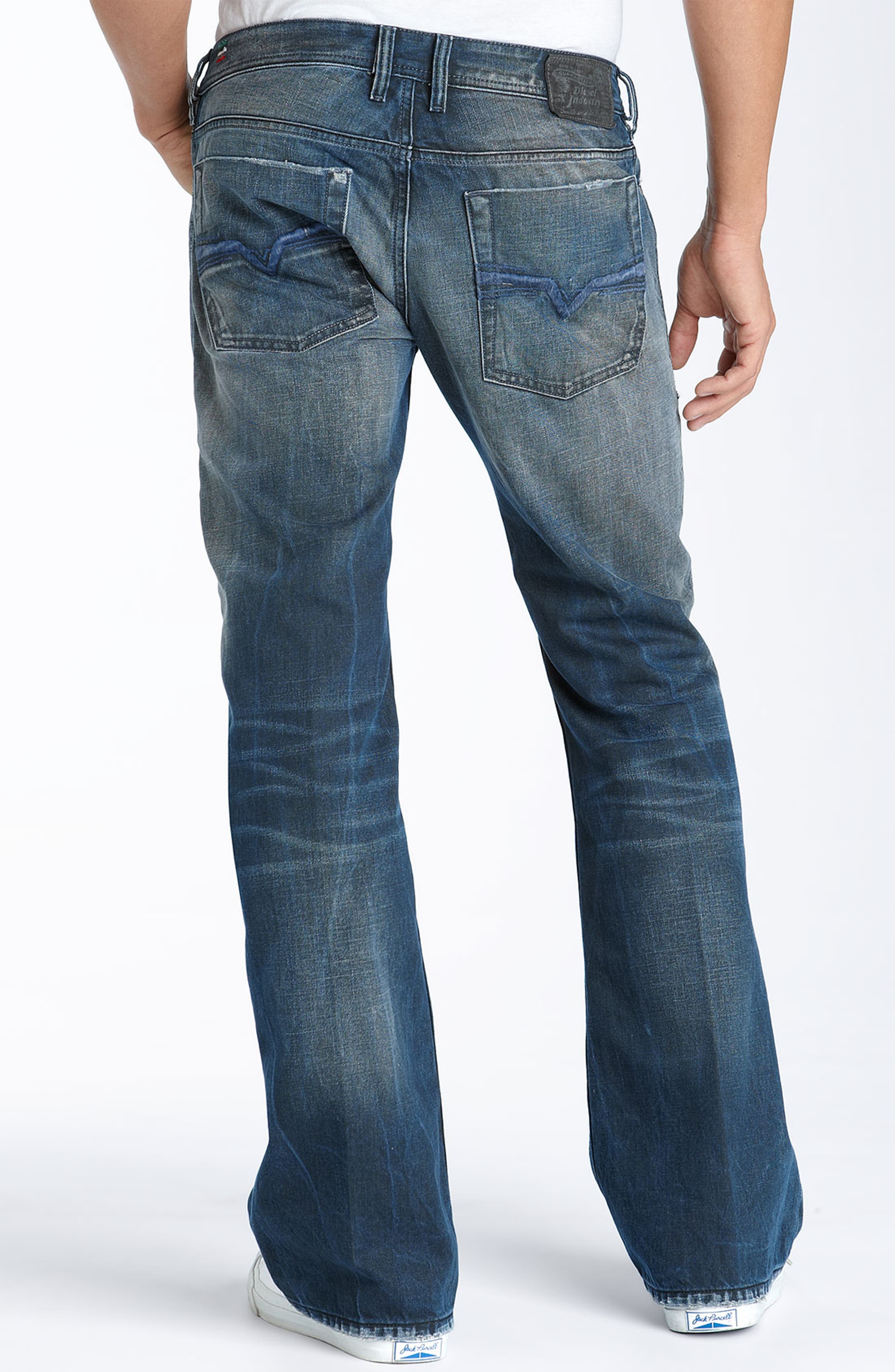 DIESEL® 'Zathan' Slim Bootcut Jeans (8ZT Wash) | Nordstrom