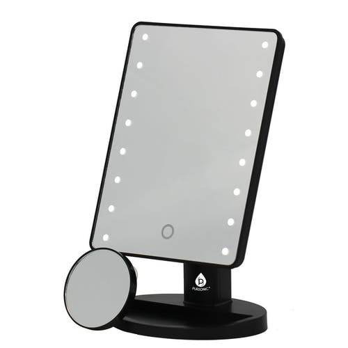 Pursonic Led Lighted Vanity Makeup Mirror In White