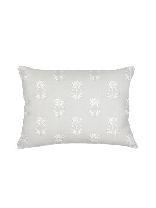 ANAYA ANAYA BLOCK PRINT LINEN PILLOW WITH DOWN INSERT 