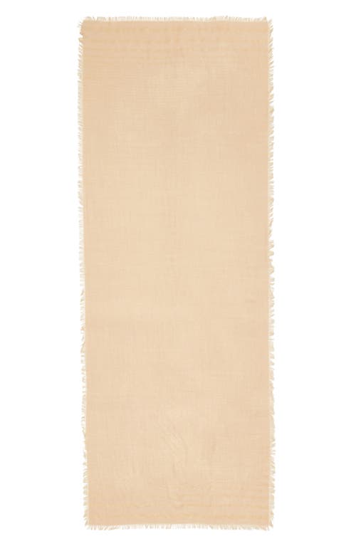 Shop Nordstrom Cashmere & Silk Metallic Eyelash Scarf In Tan Shore