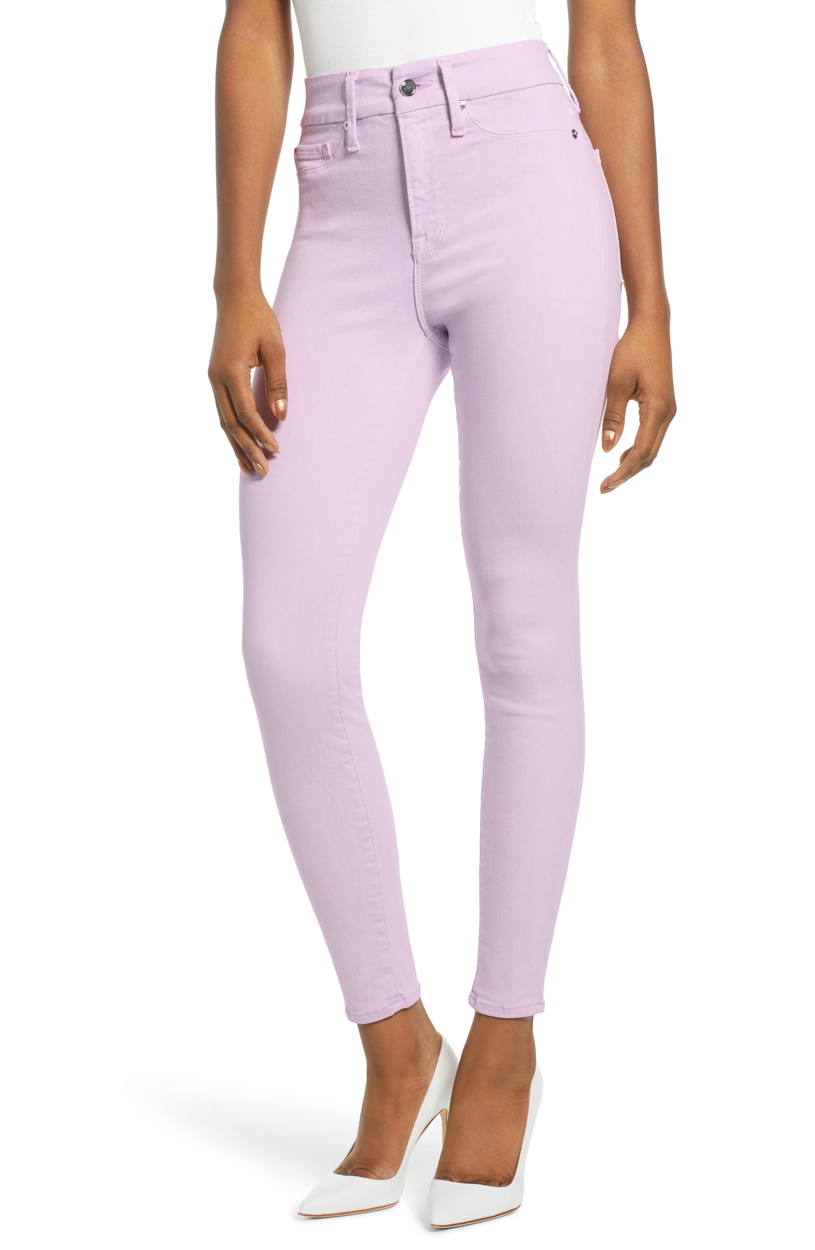 good american pink jeans