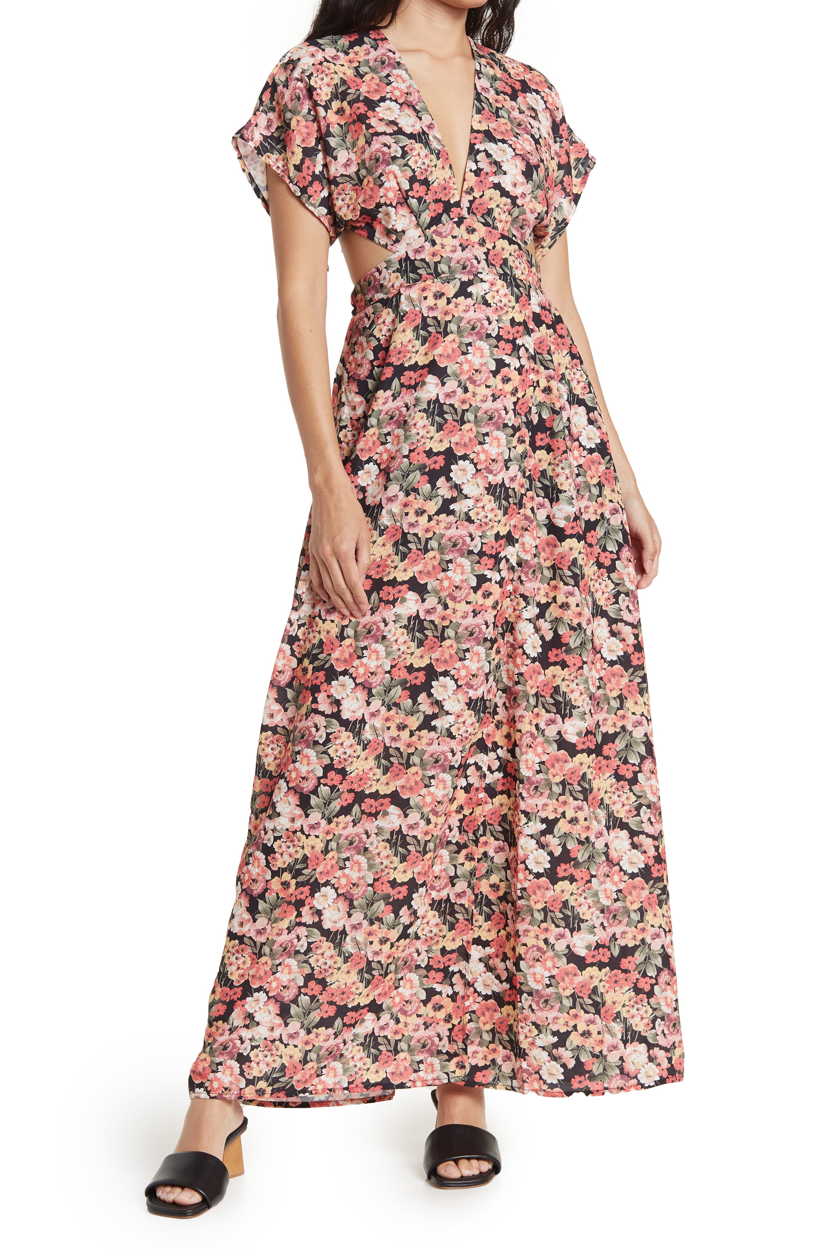 Short Sleeve Maxi Dresses for Women 