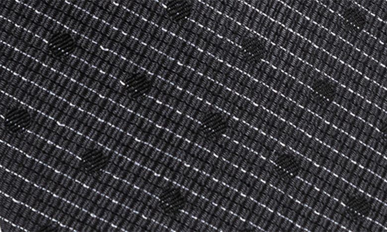 Wrk Dot Silk Tie In Black