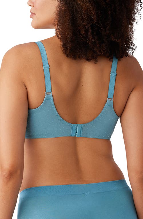 Shop Wacoal Back Appeal Smoothing Underwire Bra In Adriatic Blue