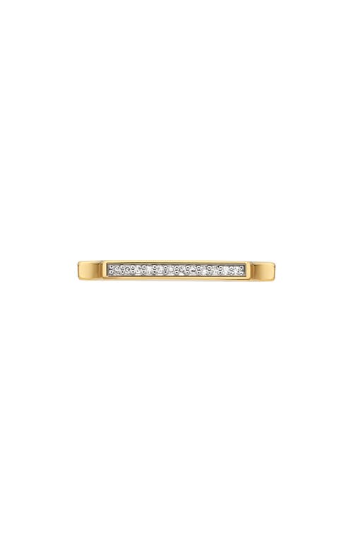 Monica Vinader Signature Thin Diamond Ring In Gold/diamonds
