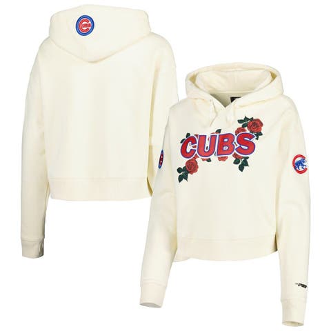 Chicago Cubs G-III 4Her by Carl Banks Women's Dot Print Pullover Hoodie -  Gray