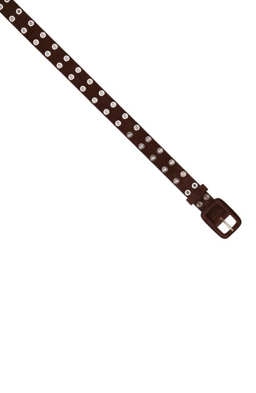 Shop Sandro Eyelet Belt In Brown