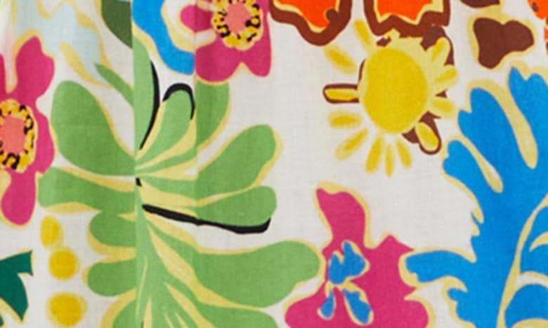 Shop Beach Riot Floral Tie Strap Cotton Maxi Sundress In Tropical Sands