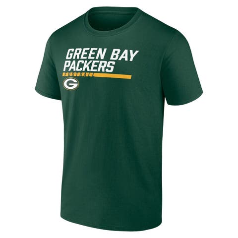 Men's Fanatics Branded Green Green Bay Packers Stacked T-Shirt