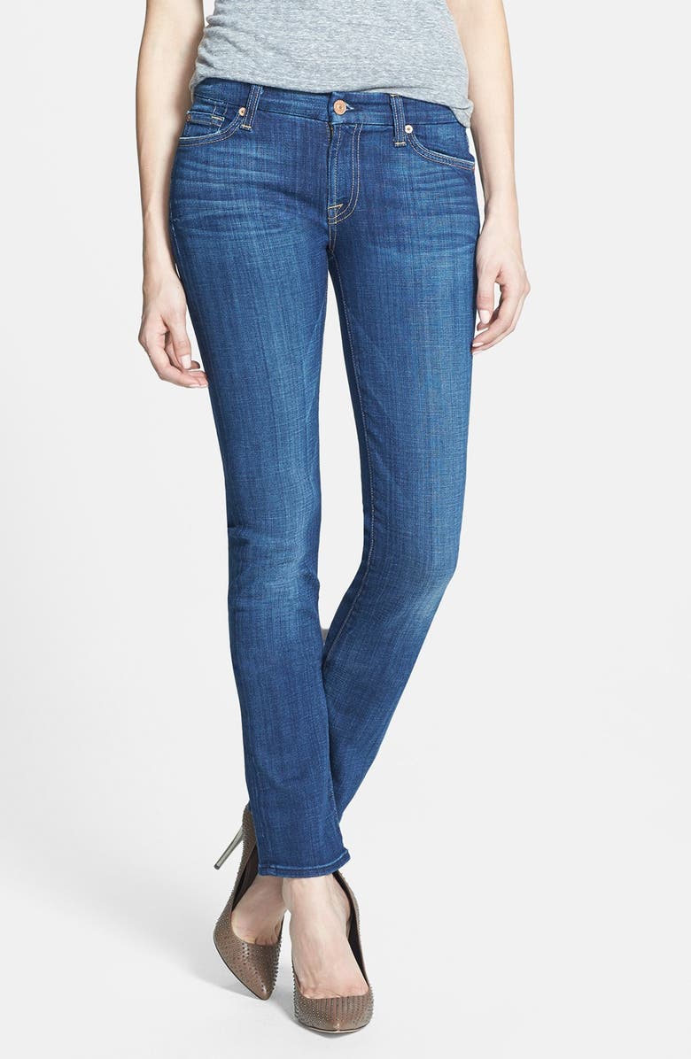 7 For All Mankind® 'Kimmie' Straight Leg Jeans (Warm Medium Blue ...