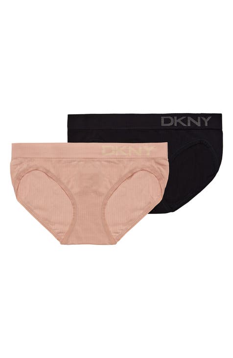  DKNY Women's Seamless Litewear Cut Anywhere Thong Panty,  Glow/Vanilla, Small : Clothing, Shoes & Jewelry