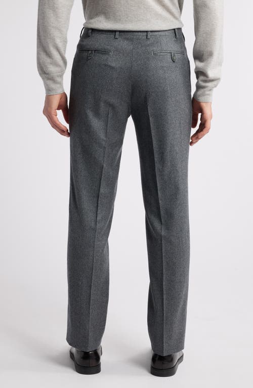 Shop Canali Impeccable Regular Fit Wool Pants In Grey