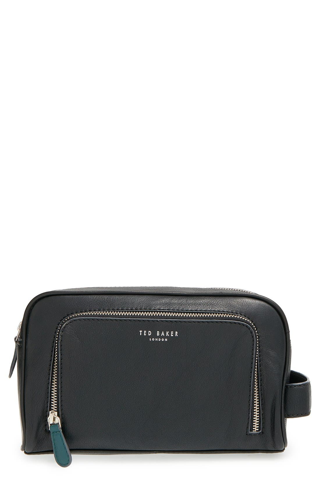 Ted Baker London 'Friendz' Leather Travel Case Nordstrom
