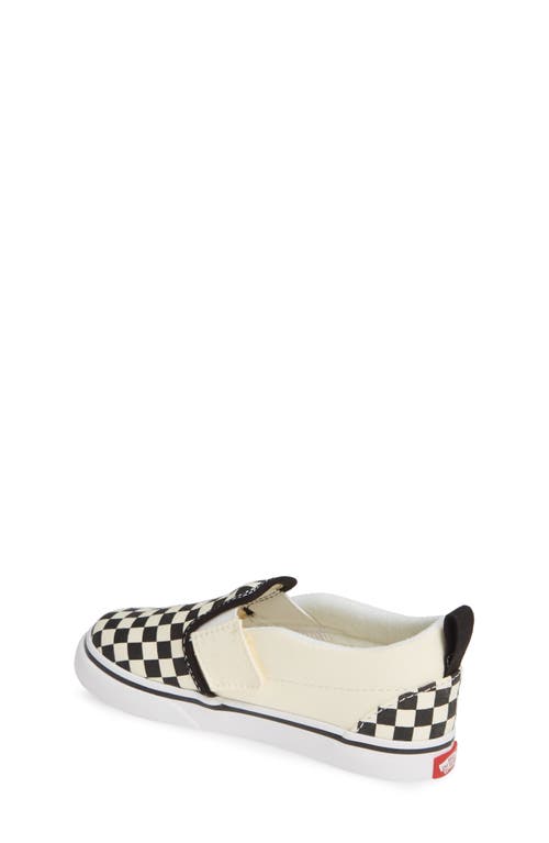 Vans Kids' Checkerboard Sneaker In Checkerboard Black/white