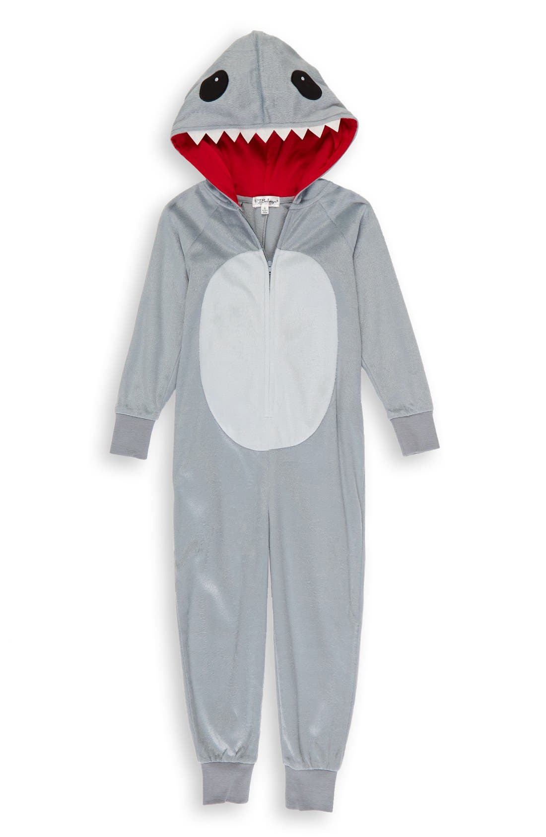 PJ Salvage Shark OnePiece Pajamas (Little Boys & Big Boys) Nordstrom