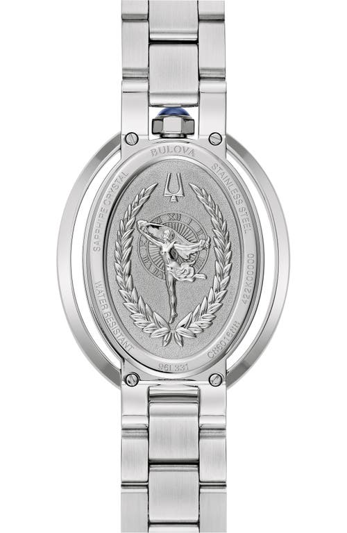 Shop Bulova Classic Rubaiyat Bracelet Watch, 28.8mm In Silverone