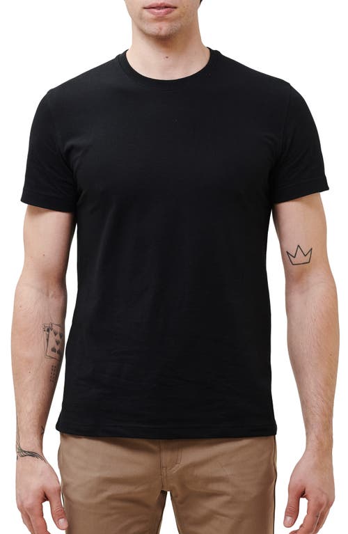 Cotton Blend Jersey T-Shirt in Black