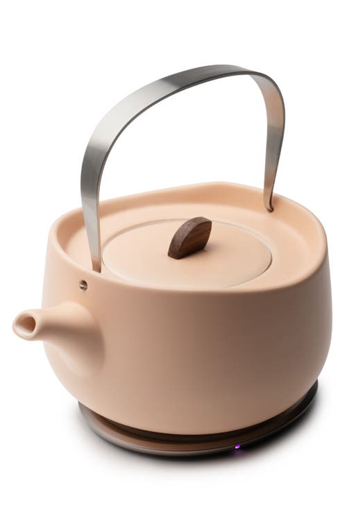 Ohom Leiph Self-heating Teapot Set In Rosy Apricot