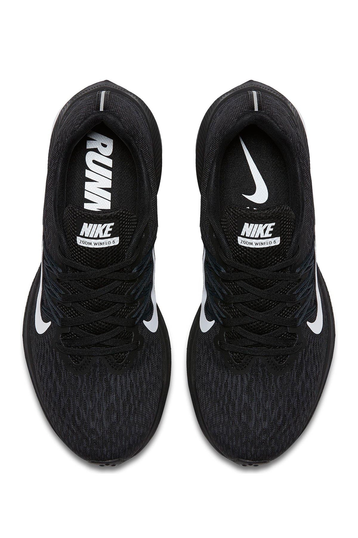 women's nike zoom winflo 5 black