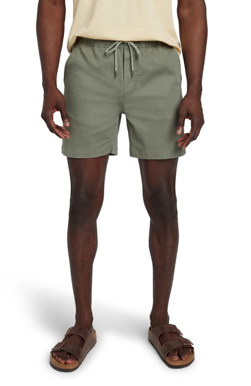 Faherty Essential Drawstring Stretch Shorts in Spring Olive 