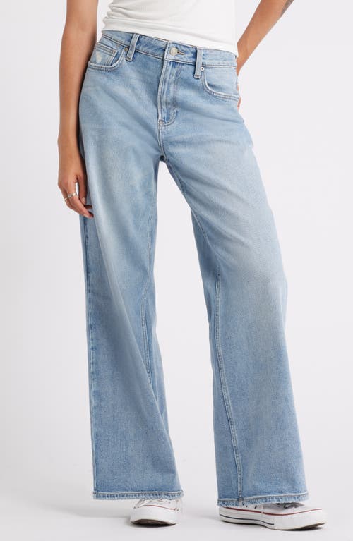 Bp. Low Rise Wide Leg Jeans In Light Wash