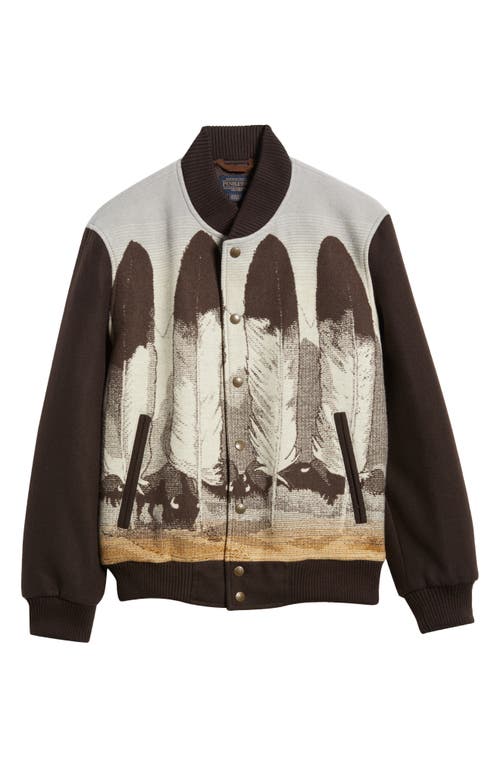 Shop Pendleton Gorge Wool Blend Insulated Bomber Jacket In In Their Element