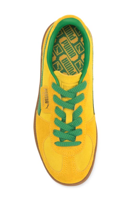 Shop Puma Kids' Palermo Sneaker In Yellow-yellow Sizzle-green