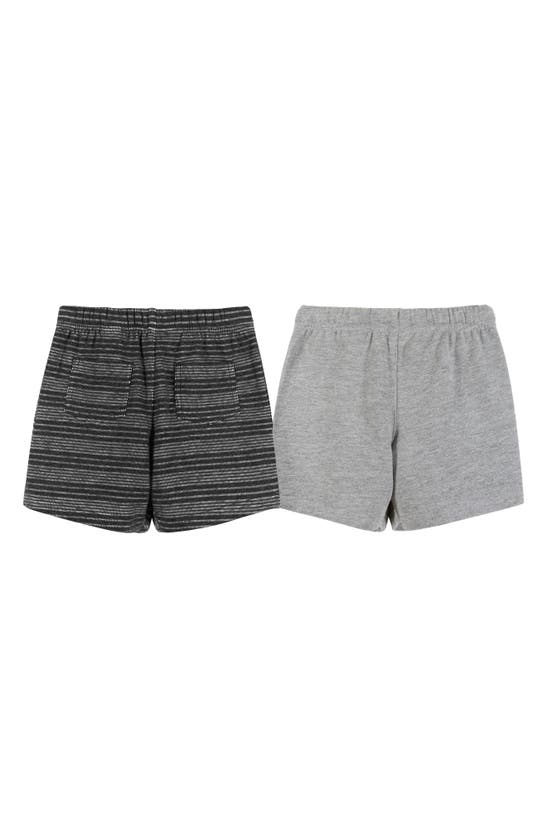 Shop Andy & Evan Kids' 2-pack French Terry Shorts In Navy