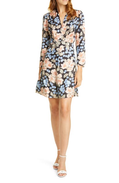 Rebecca Taylor Dresses Rose Long Sleeve Minidress