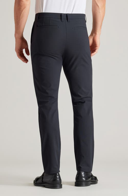 Shop Rhone Commuter Slim Fit Fleece Pants In Black