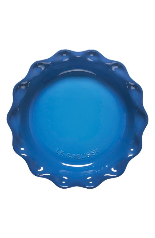 Le Creuset 9" Stoneware Pie Dish In Marseille